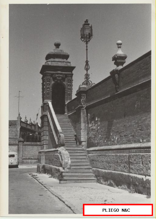 fotografía (9x12) puente de san Bernardo. Fotógrafo Agudelo. Años 60