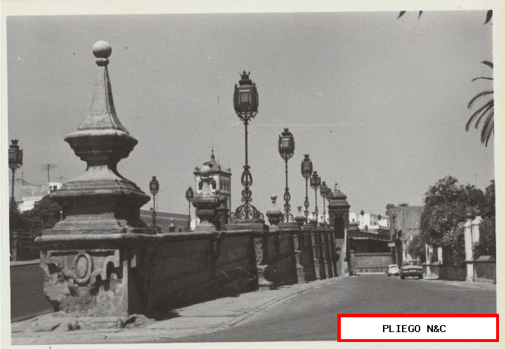 fotografía (9x12) puente de san Bernardo. Fotógrafo Agudelo. Años 60-70