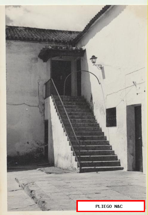 fotografía (9x12) colegio de san Laureano. Puerta real. Fotógrafo Agudelo. Años 60
