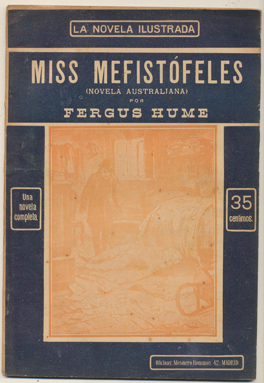 La Novela Ilustrada nº 1. Miss Mefistófeles por Fergus Hume. 190?