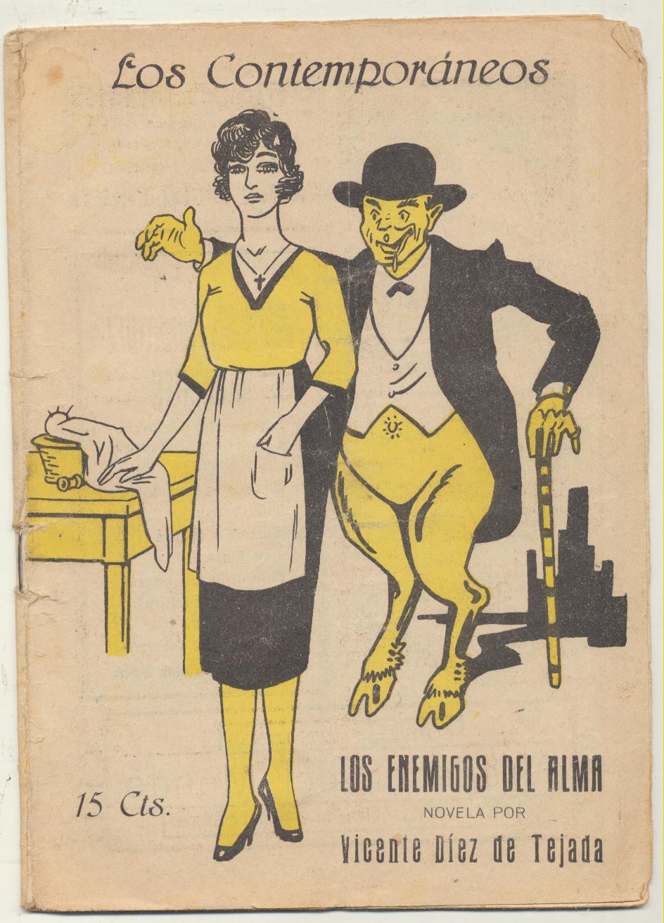 Los Contemporáneos nº 631. Los enemigos del Alma. Vicente Díez de Tejada. Año 1921