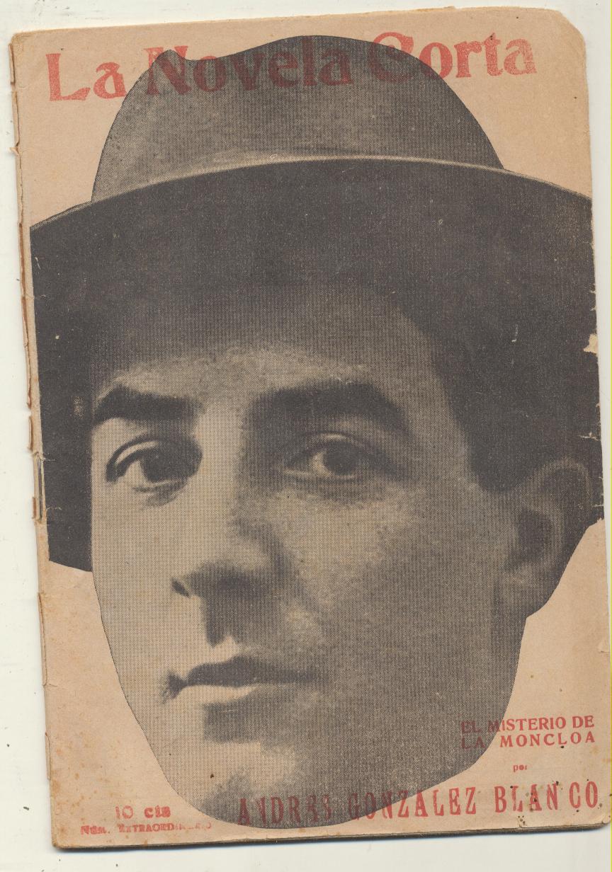 La Novela Corta nº 142. El Misterio de la Moncloa por A. González Blanco. Año 1918