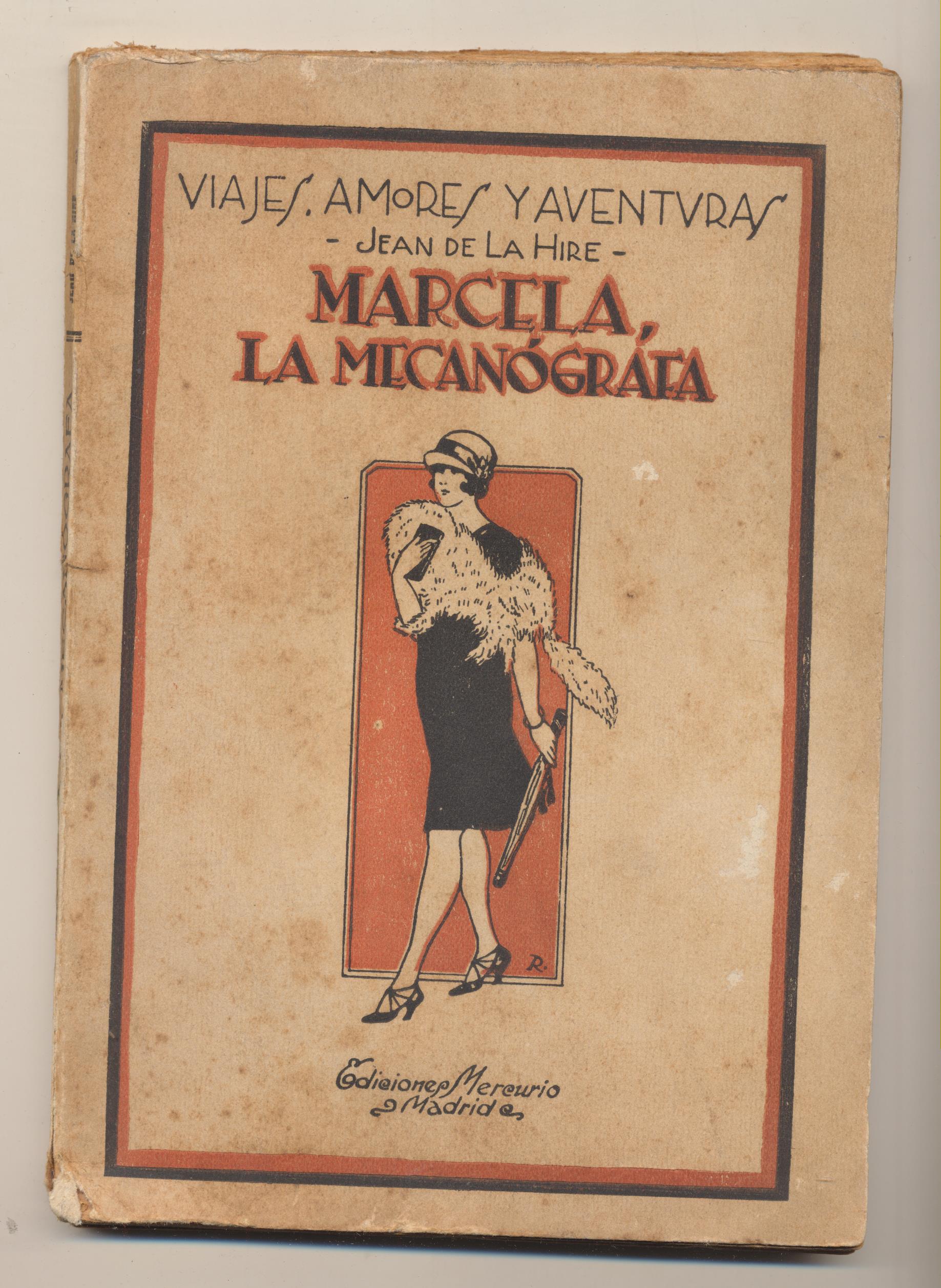COlécción Viajes, Amores y Aventuras. Jean de la Hire. Marcela, La Mecanógrafa. Ediciones Mercurio