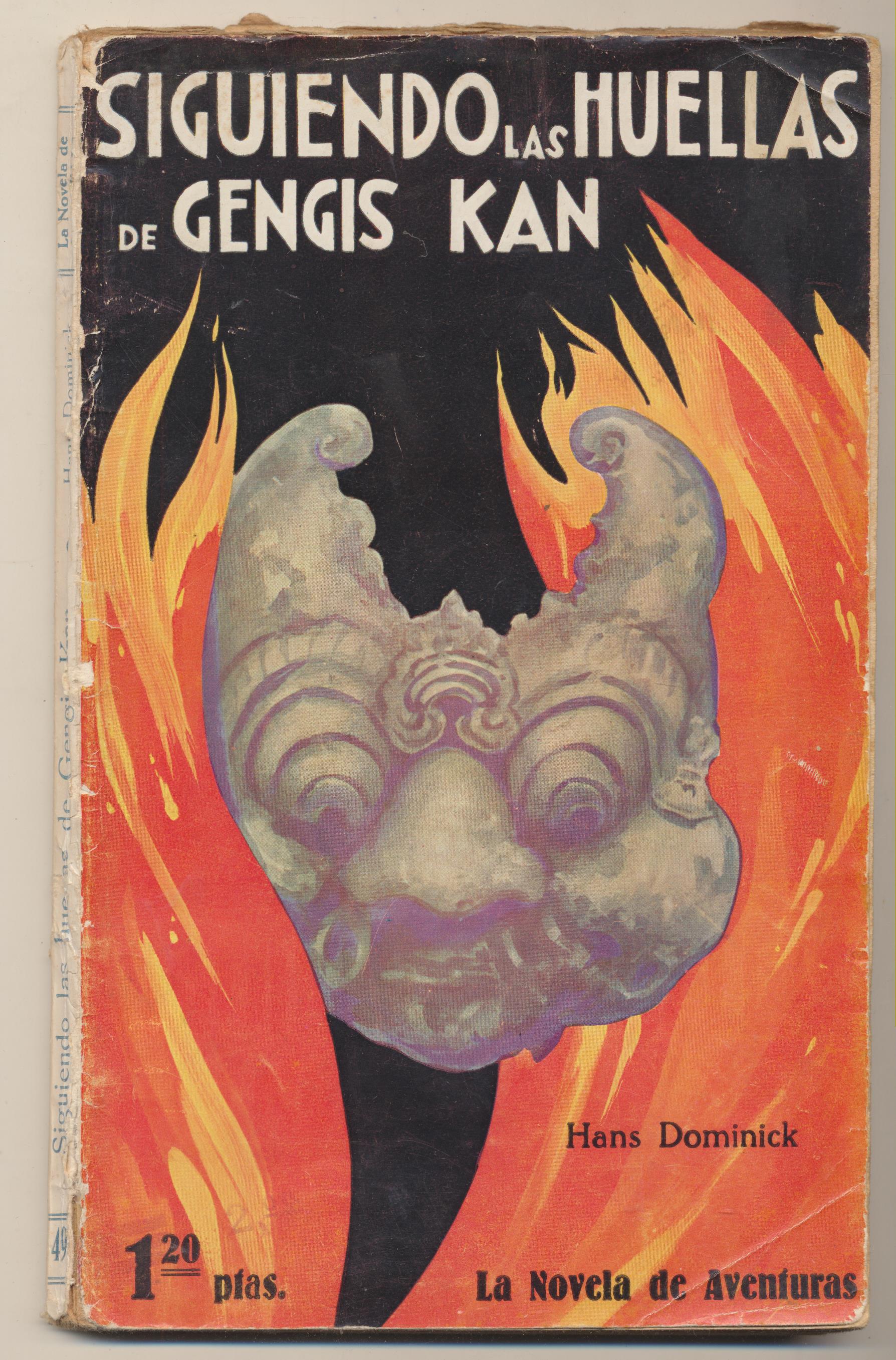 La Novela de Aventuras nº 49. Siguiendo las Huellas de Gengis Kan. 1ª Edición Iberia 1929