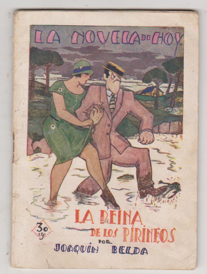 La Novela de hoy nº 187. La Reina de los Pirineos. Año 1925