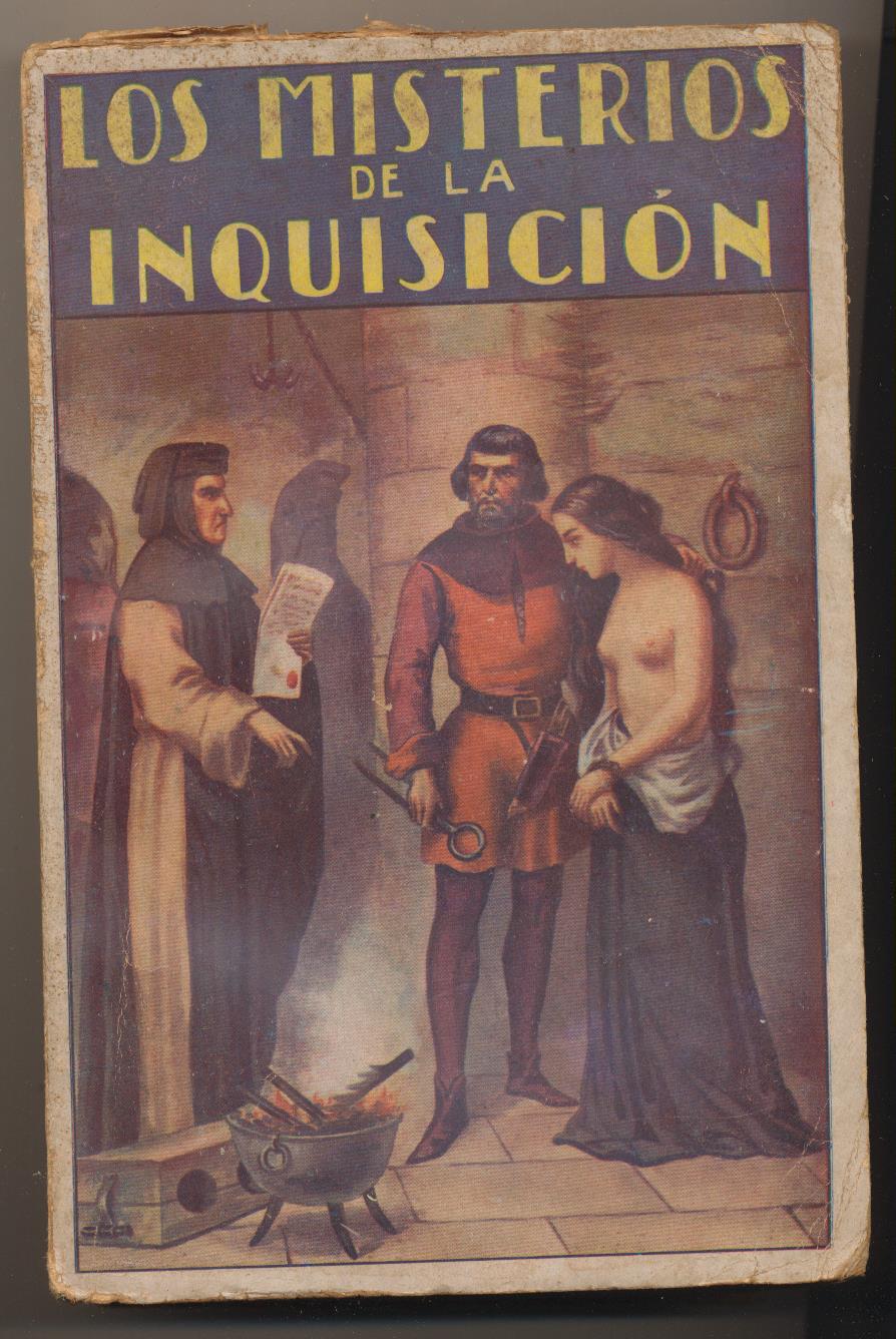 Los Misterios de la Inquisición por M. V. Fereal. Editorial maucci 1910. SIN ABRIR. RARO