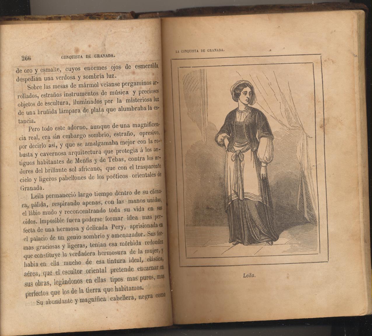 H. L. Bullwer. La Conquista de Granada. Editorial Murcia y martí 1860