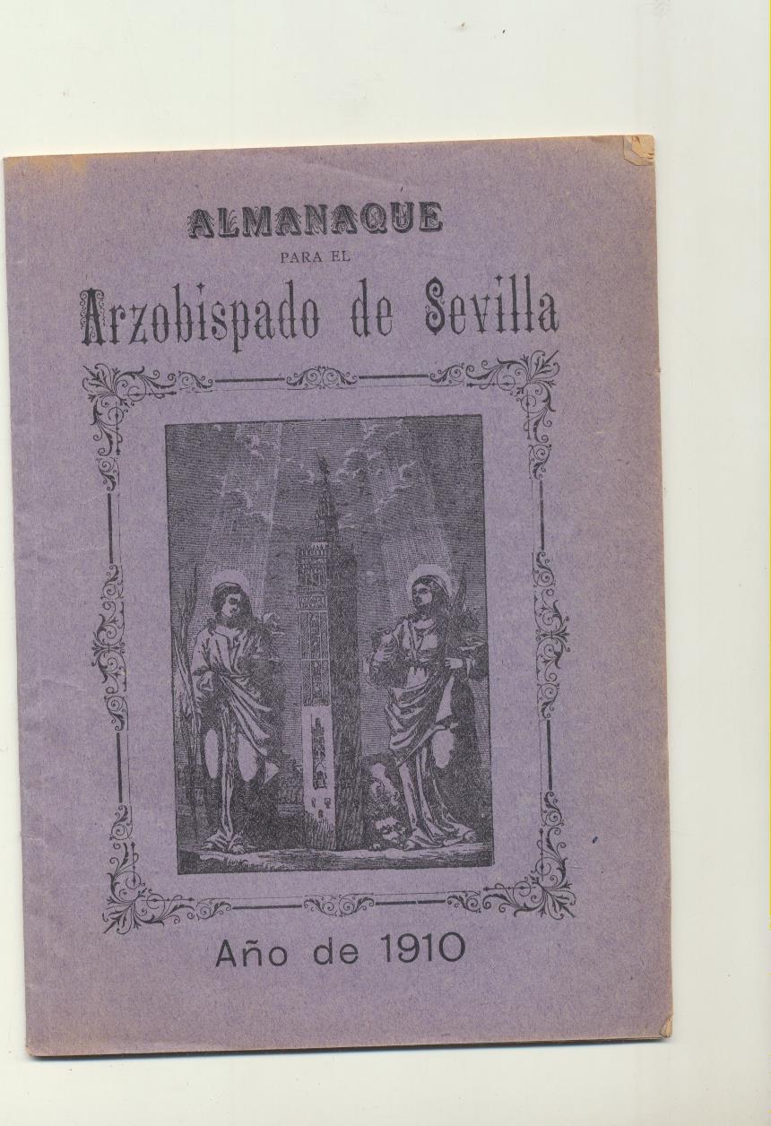 Almanaque para El Arzobispado de Sevilla. Año 1910