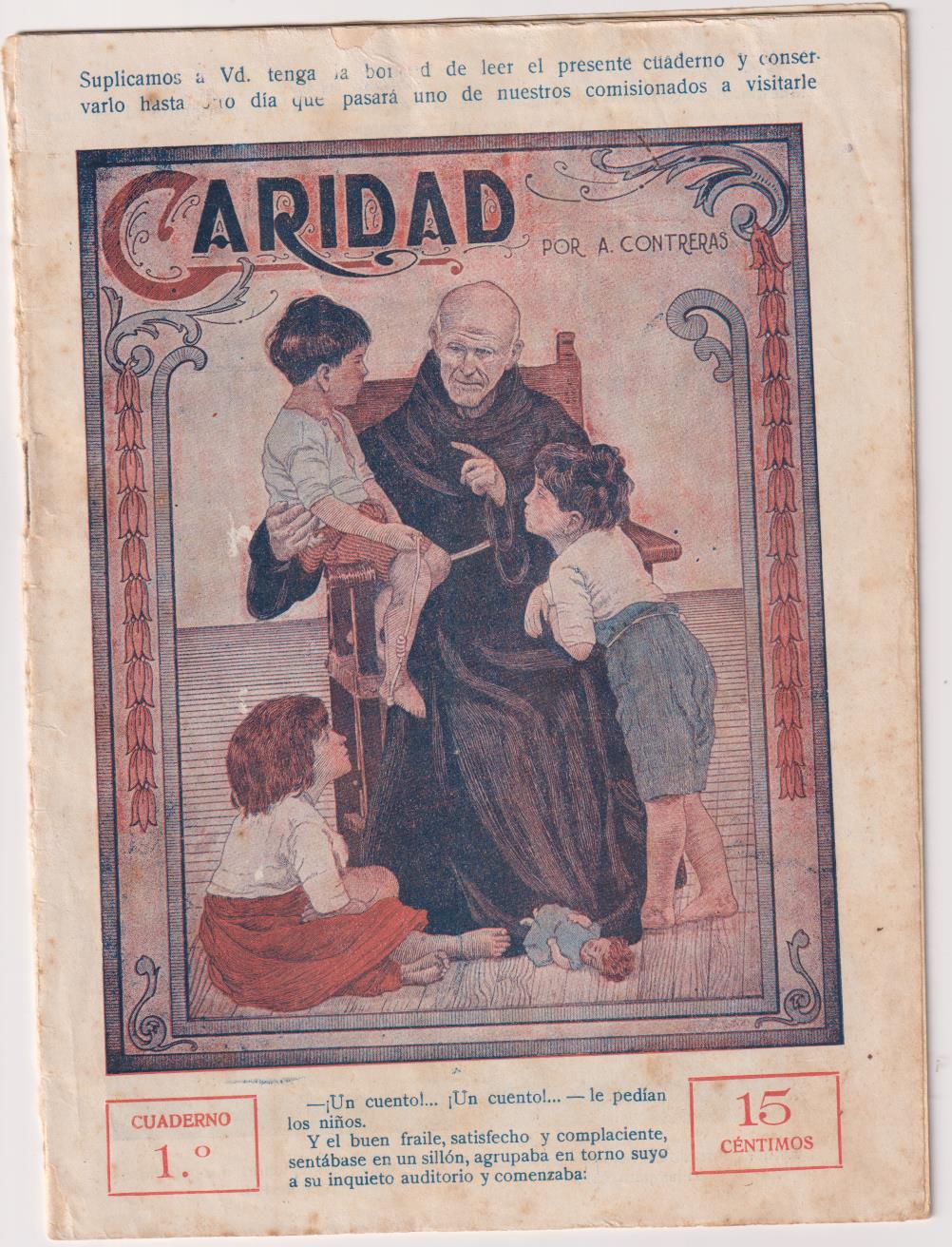 Caridad 1º por A. Contreras. Miguel Albero Editor. Madrid 1926