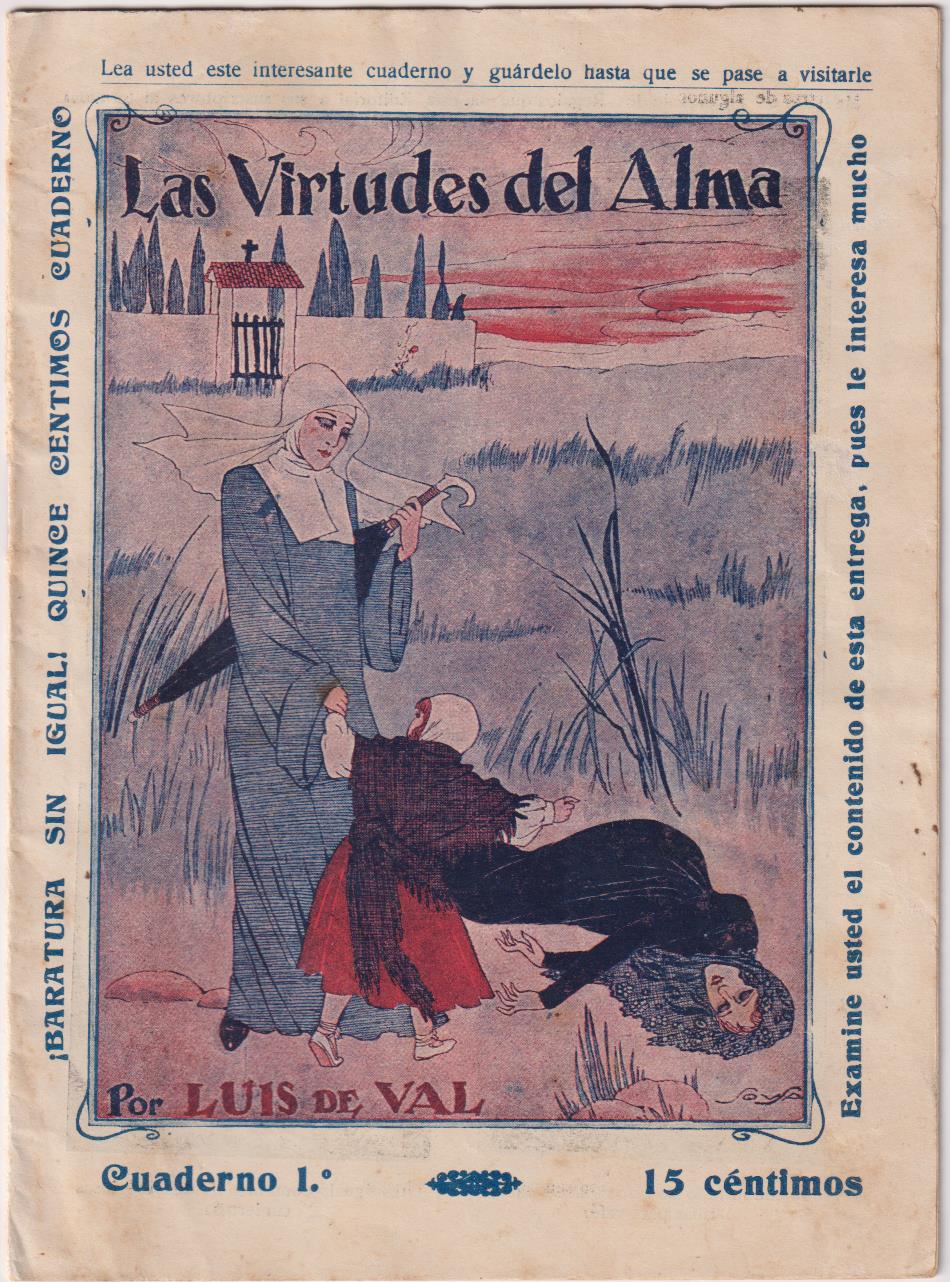 Las Virtudes del Alma 1º por Luis de Val. Miguel Albero editor 1926