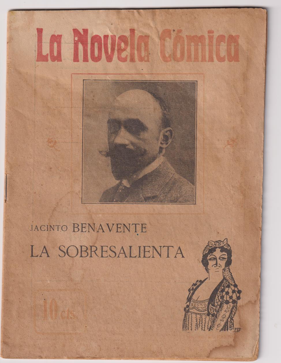 La Novela Cómica nº 5. La sobresaliente por Jacinto Benavente. Año 1916