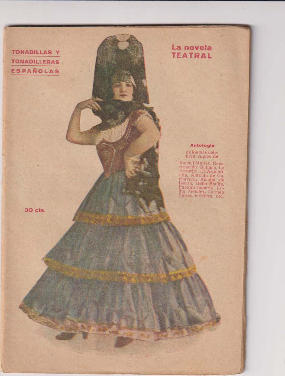 La Novela Teatral nº 211. Antología de los Célebres cuplés. 1920