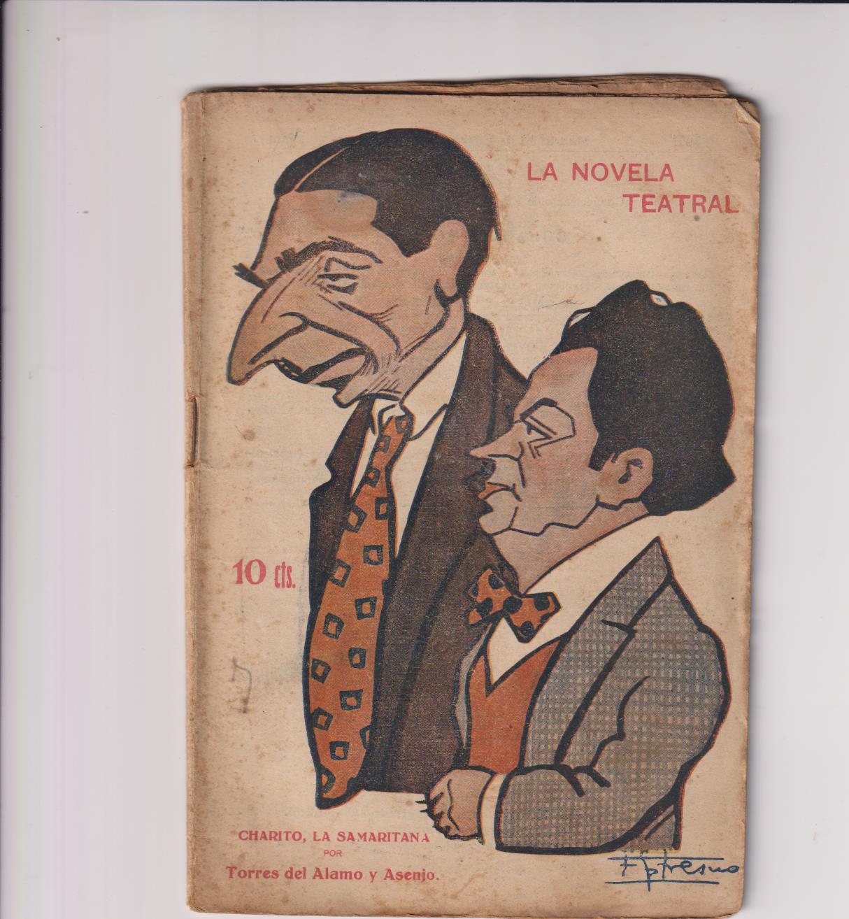La Novela Teatral nº 7. Charito la Samaritana por Torres del Álamo y Arsenio. Año 1917