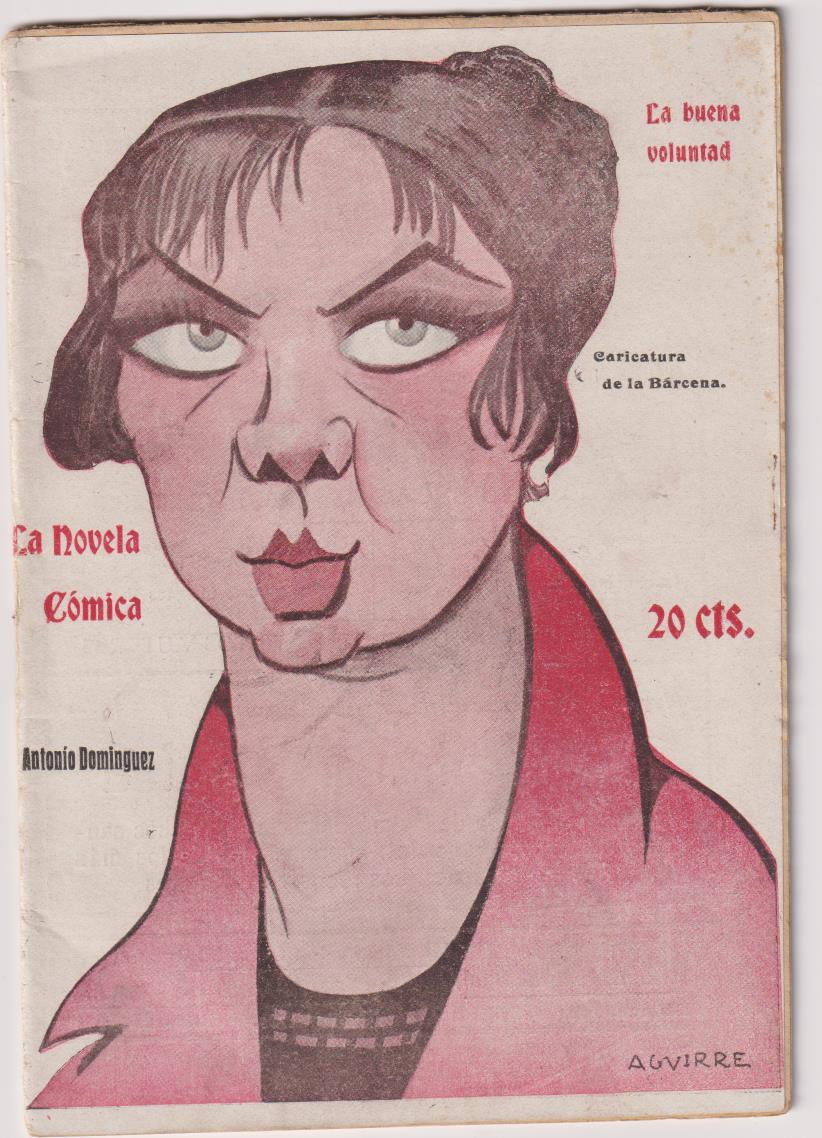 La Novela Cómica nº 149. La buena voluntad por Antonio Rodríguez. Año 1919