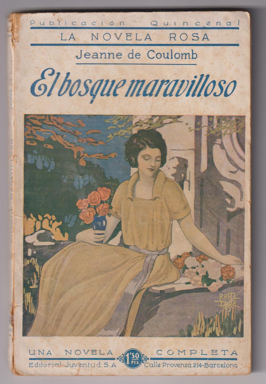 La Novela Rosa. El bosque Maravillosa por Jeanne de Coulomb. Juventud 1925