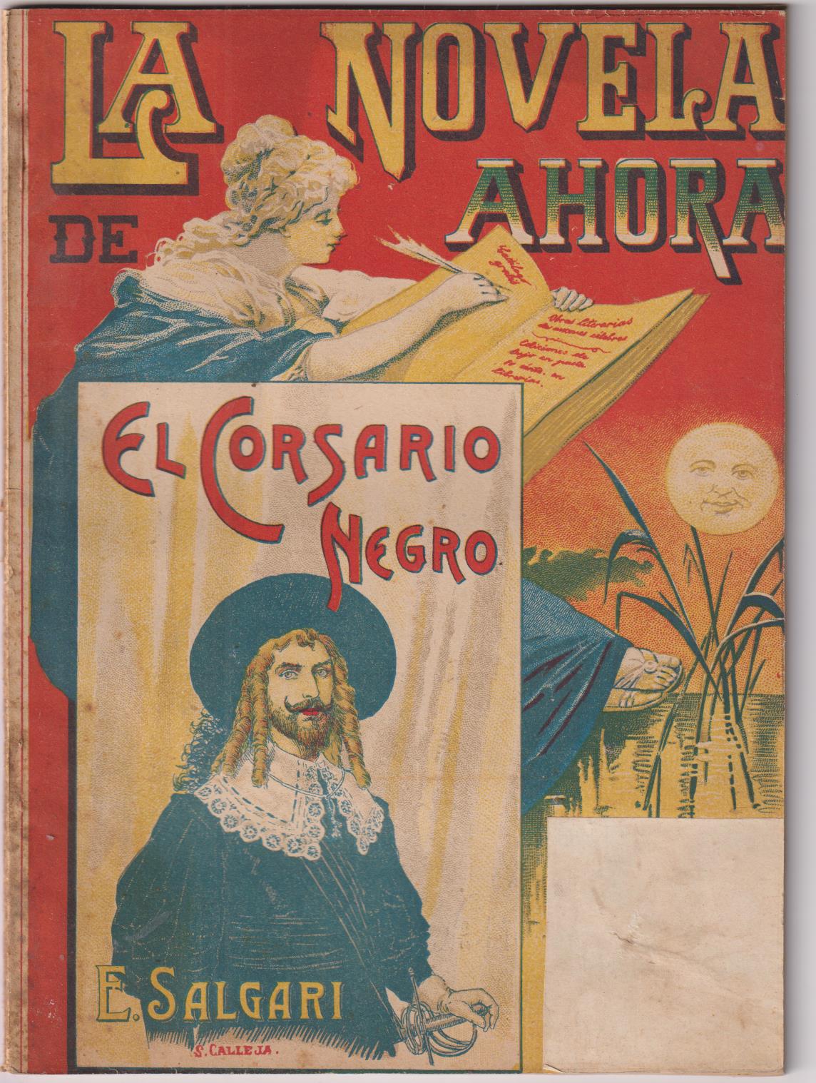 La Novela de Ahora. El Corsario Negro por Emilio Salgari. S. Calleja