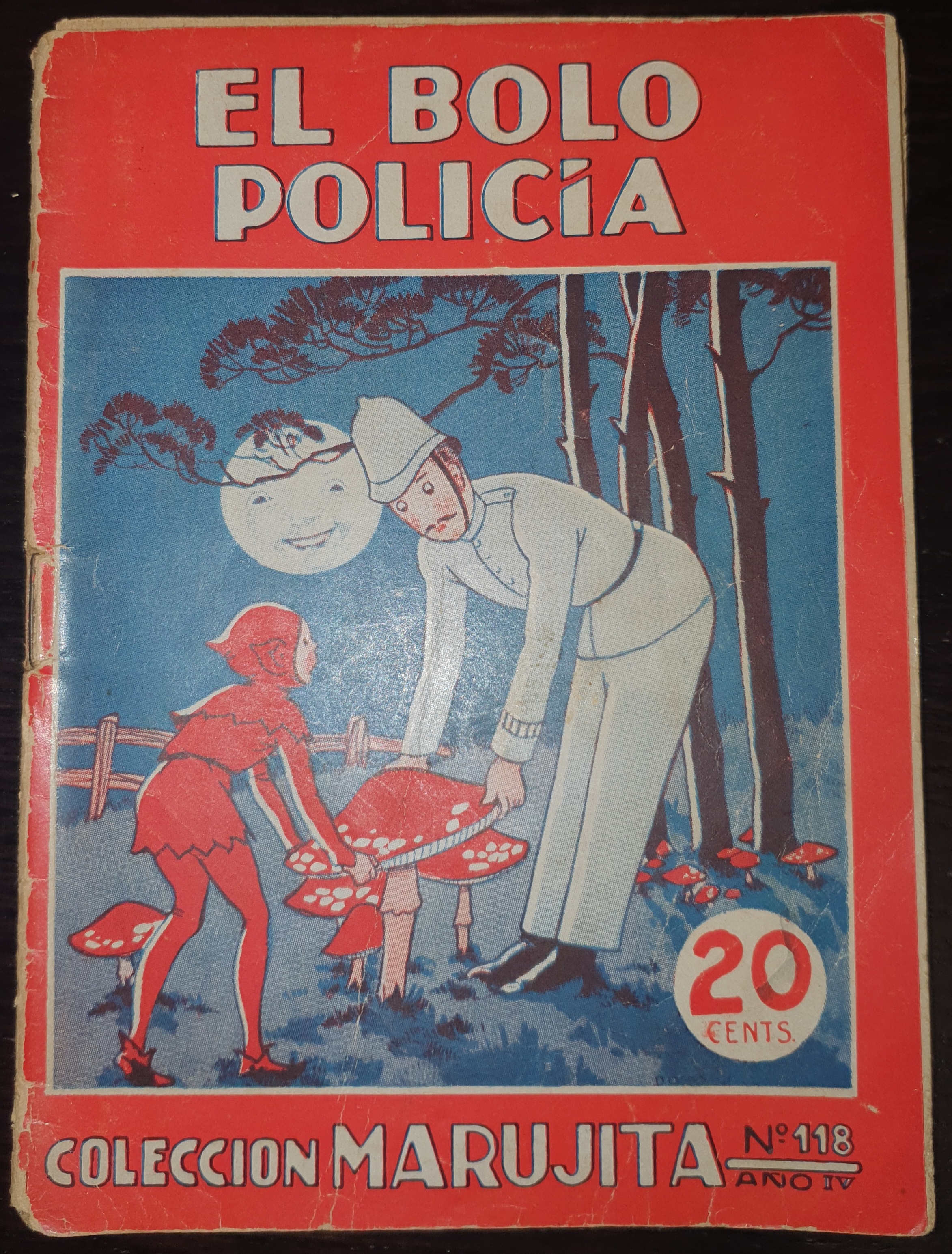 Marujita  nº 118.  El bolo policía. Molino 1936