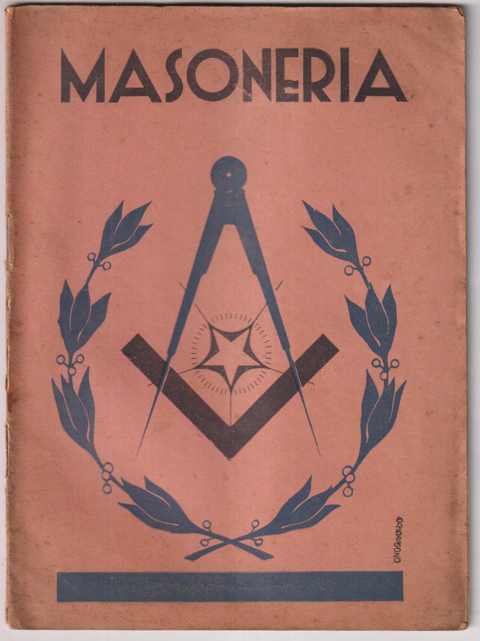 Masonería. ¿Qué es la Masonería. Editorial Iberia 1930