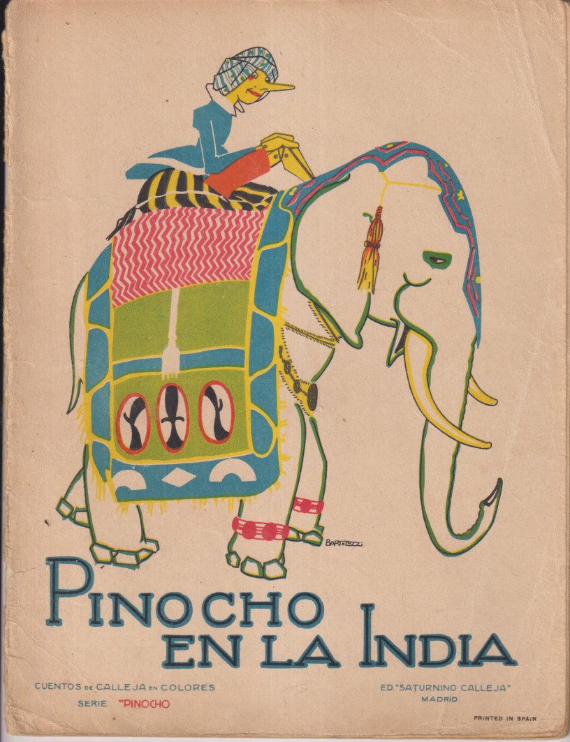 pinocho en la India. Serie Pinocho nº 8. Edición Calleja 1930