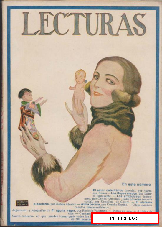 Lecturas. 12 ejemplares. Año 1926. Completo de Enero a Diciembre