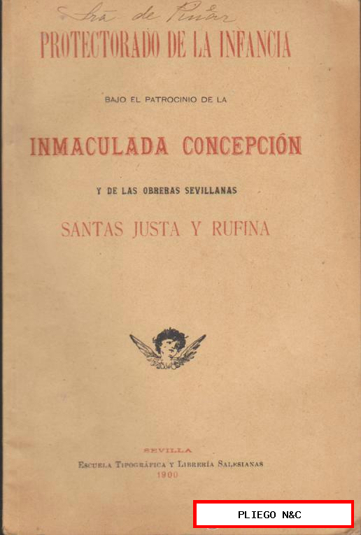Protectorado de la Infancia bajo el patrocinio de La Inmaculada Concepción