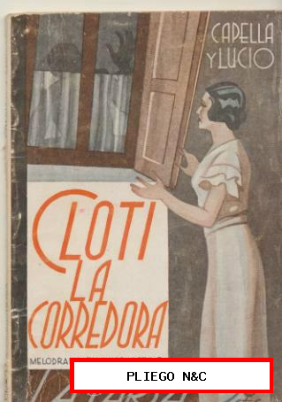 La Farsa nº 413. Cloti la corredora por Capella y Lucio. Año 1935