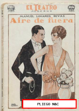 El Teatro Moderno nº 144. Aire de fuera por Manuel Linares Rivas. Año 1928