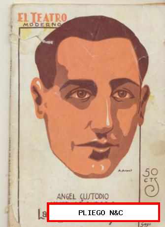 Teatro Moderno nº 333. La Noche Vieja por A. Custodio y J. de Burgos. Año 1932