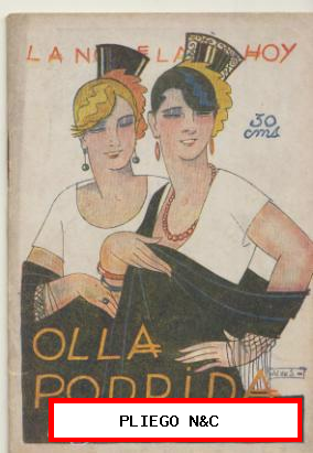La Novela de Hoy nº 216. Olla podrida por Ricardo León. Año 1926
