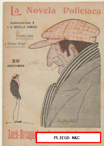 La Novela Policíaca nº 101. Jack Brisquet o la novela de un niño. Año 1918