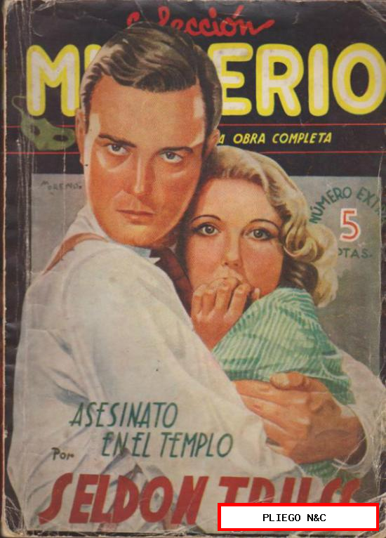 Misterio Extra nº 4. Asesinato en el Templo. 1ª Edición Cliper 1945