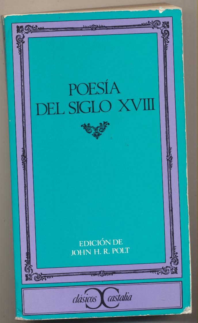 Poesía del siglo XVIII. Castalia 1975