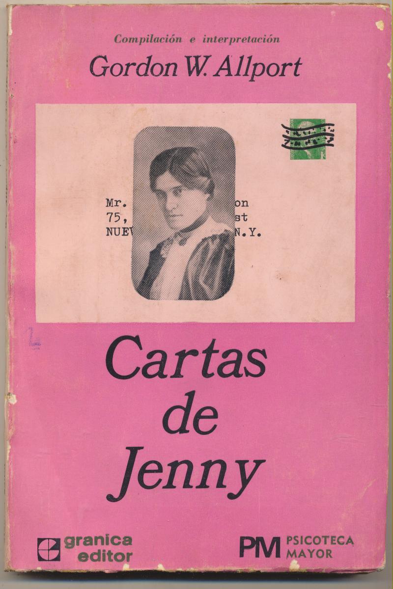 Gordon W. Allport. Cartas de Jenny. Granica-Argentina 1972