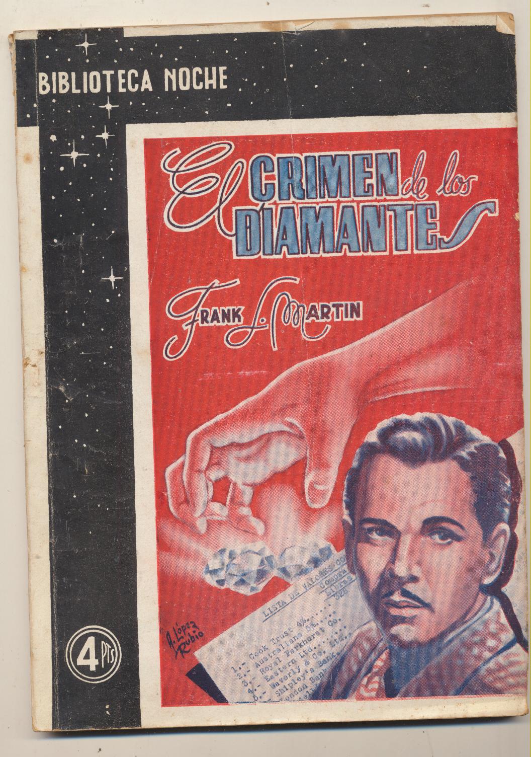 El Crimen de los Diamantes. F. L. Martin. Antares 194?