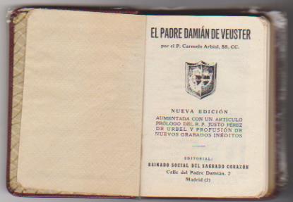 El Padre Damián Vida. Novena. Por Carmelo Arbiol 1955