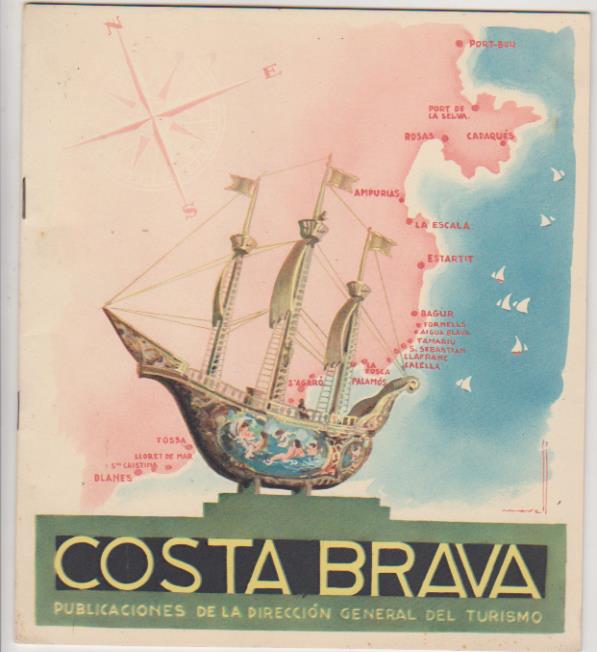 Costa Brava. Publicaciones de la Dirección General de Turismo