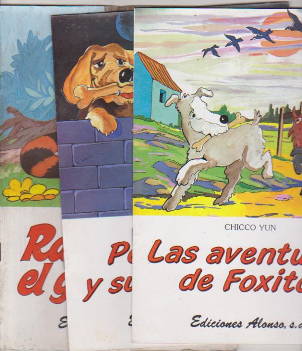 Las Aventuras de Foxito nº 2, 11 y 12. Ediciones Alonso