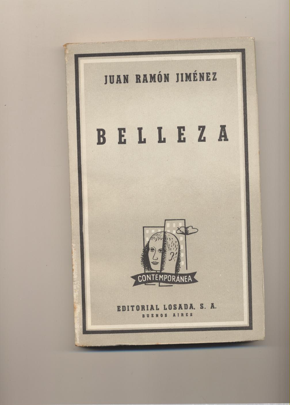 Juan Ramon Jiménez. Belleza. 2ª Edición Editorial Losada-Buenos Aires 1959