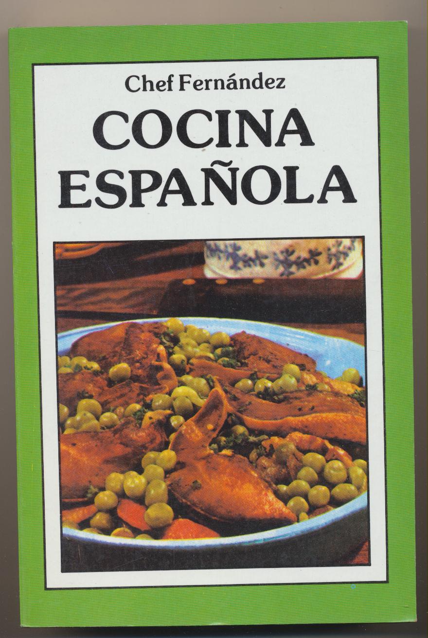 Chef Fernández. Cocina Española. Antalbe 1985. SIN USAR