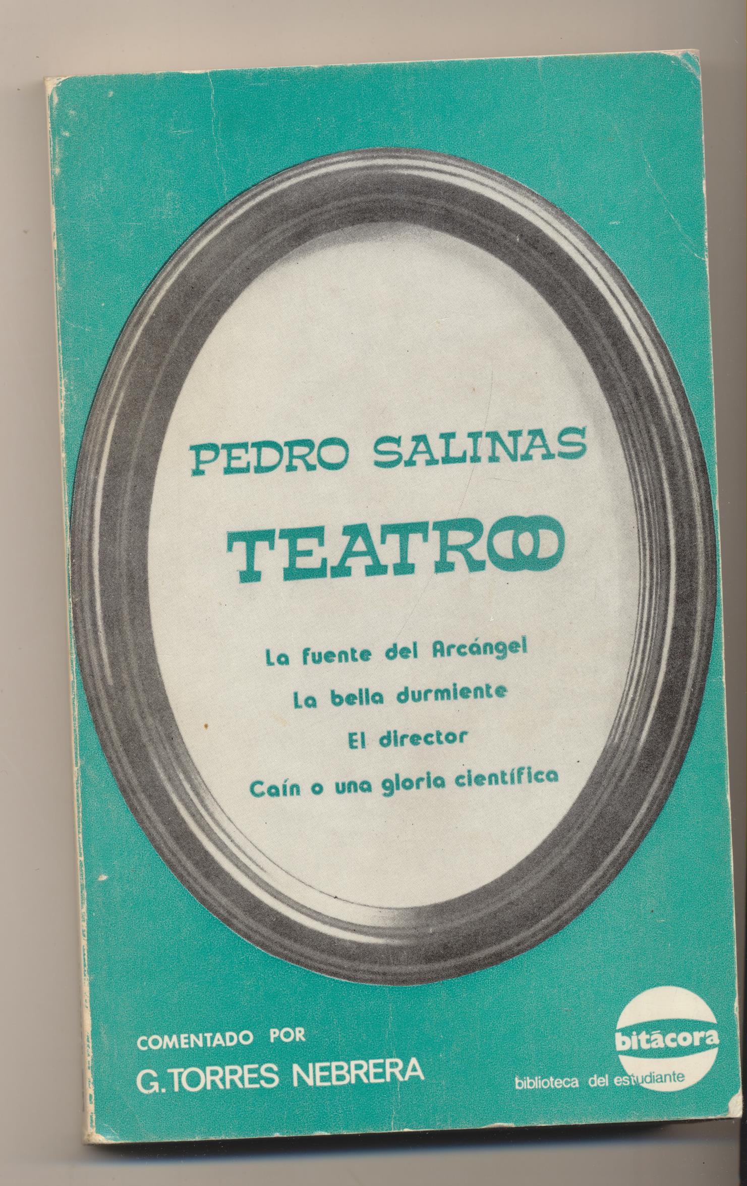 Pedro Salinas. Teatro. La fuente del Arcángel, La Bella durmiente...Narcea 1979