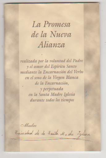 La Promesa de la Nueva Alianza. 2ª Edición Librería Editrice Vaticana 2000