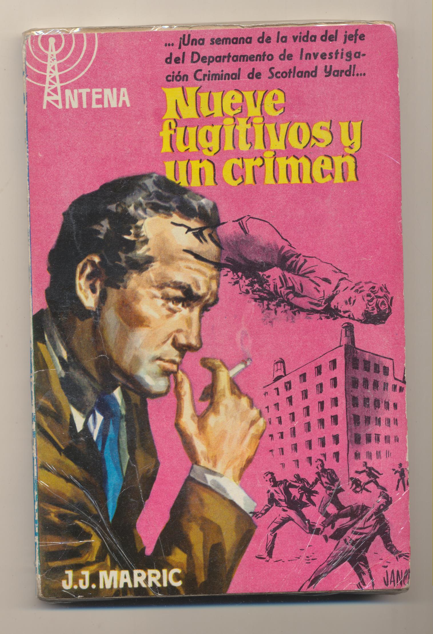 Colección antena nº 41. Nueve fugitivos y un crimen por J. J. Marric. 1ª Edición Cid 1958