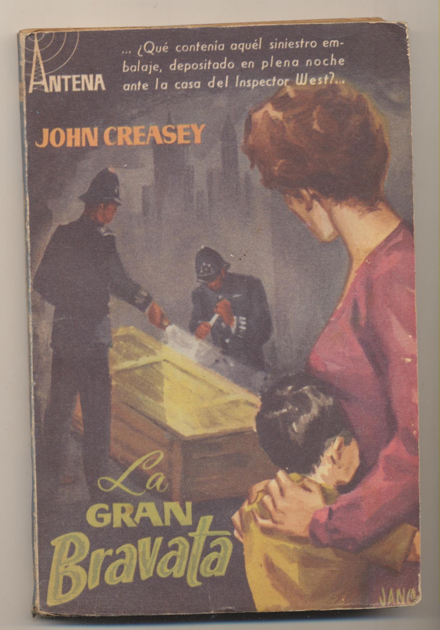Colección Antena nº 38. La gran Bravata por John Creasey. 1ª Edición Cid 1958