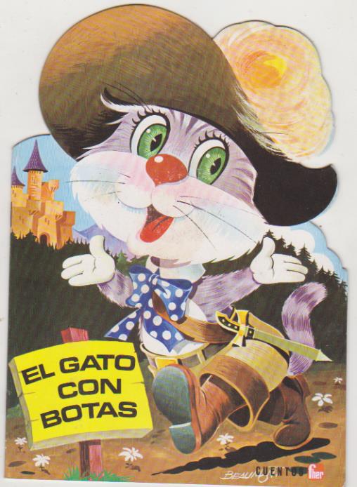 Cuentos Troquelados. el Gato con Botas. Fher 1982