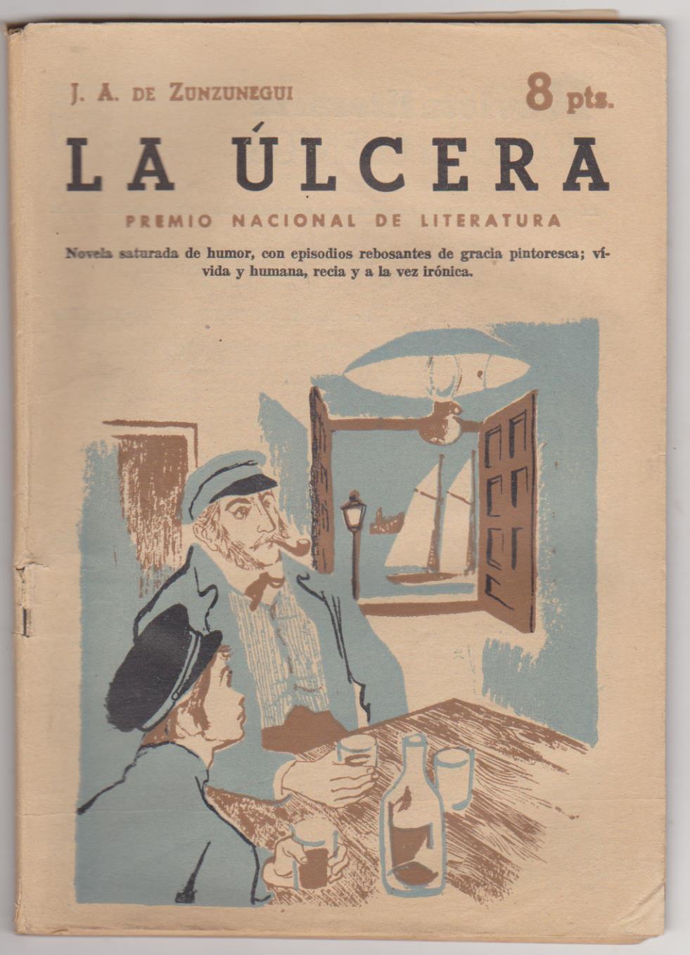 Revista Literaria nº 1547. J. A. de Zunzunegui. La Úlcera. Año 1961