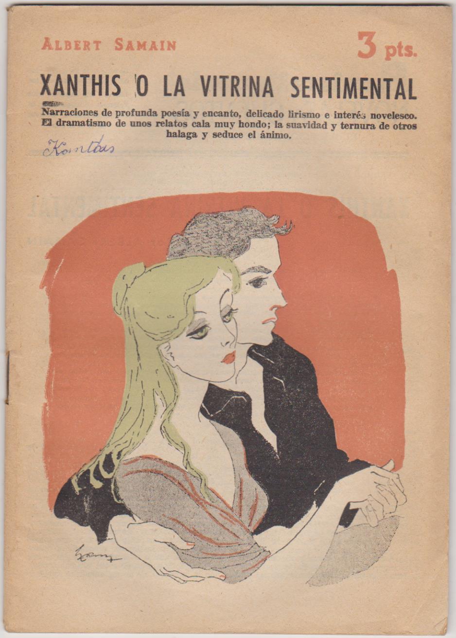 Revista Literaria nº 1392. Albert Samain. Xanthis o la Vitrina sentimental. año 1958