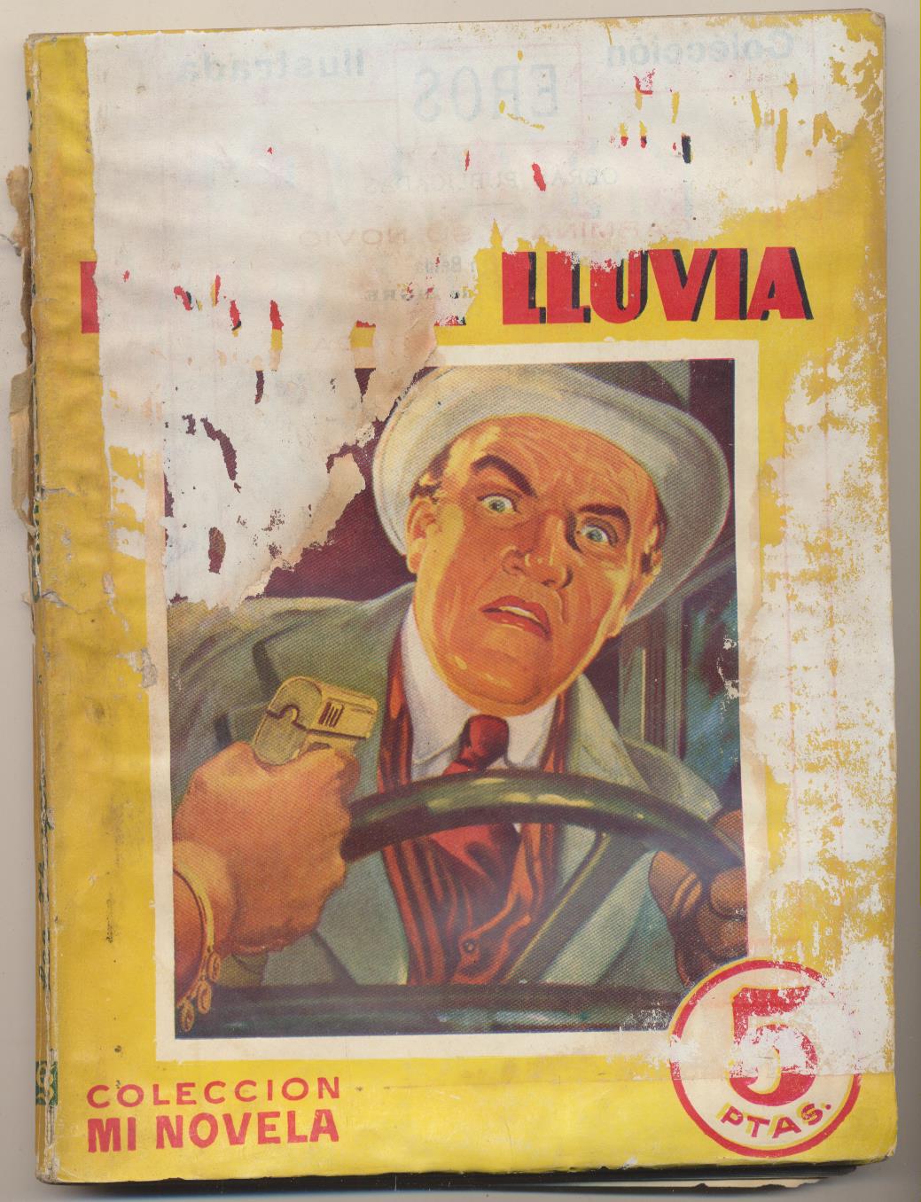 Lee Thayer. Crimen bajo la lluvia. 1ª Edición Bruguera 1946