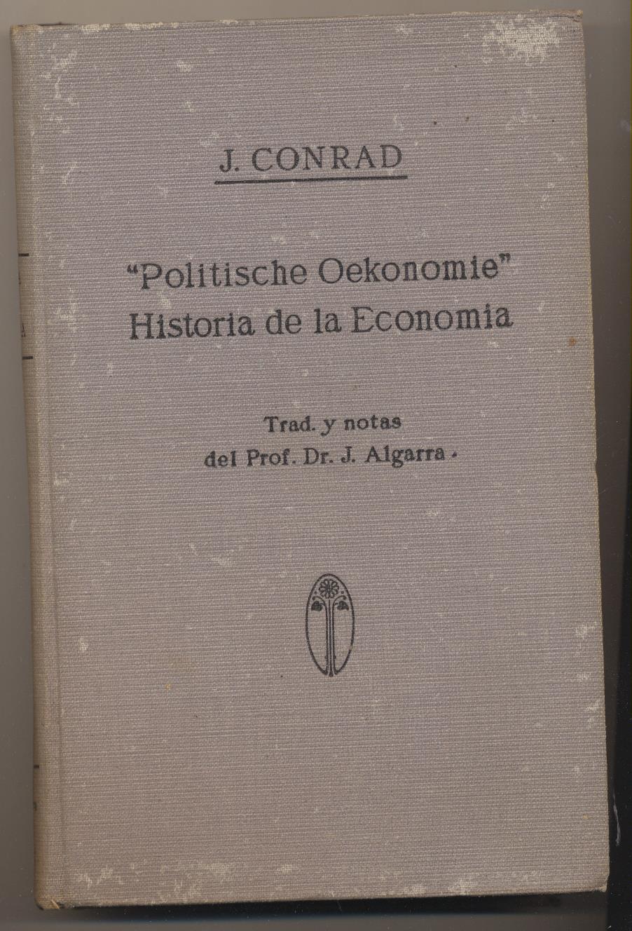 J. Conrad. Historia de la Economía. Año 1941