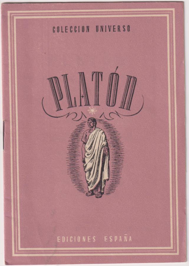 Colección Universo. Platón. Ediciones España 194?