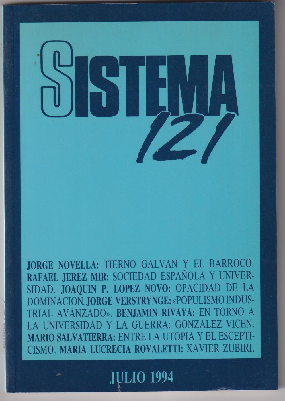 Sistema 121. Julio 1994. SIN USAR